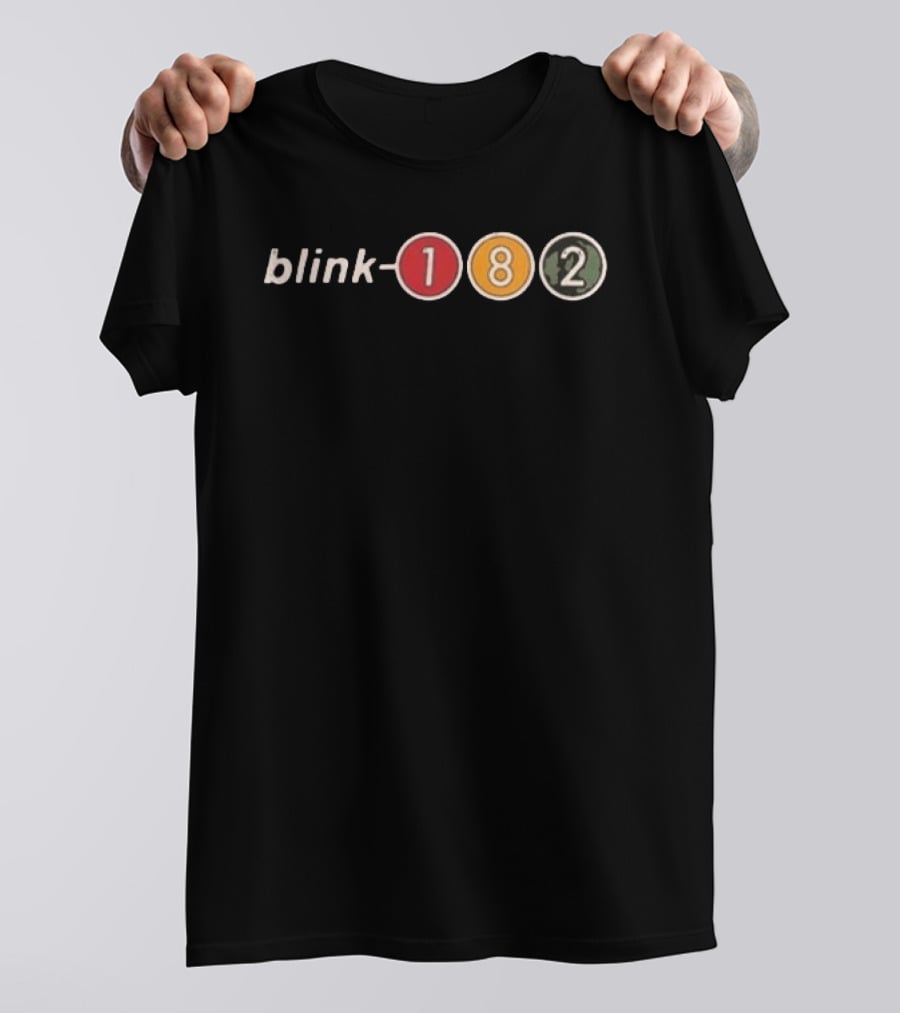 Blink 182 Take Off Your Pants And Jacket Vintage Album Icon Numbers T-Shirt