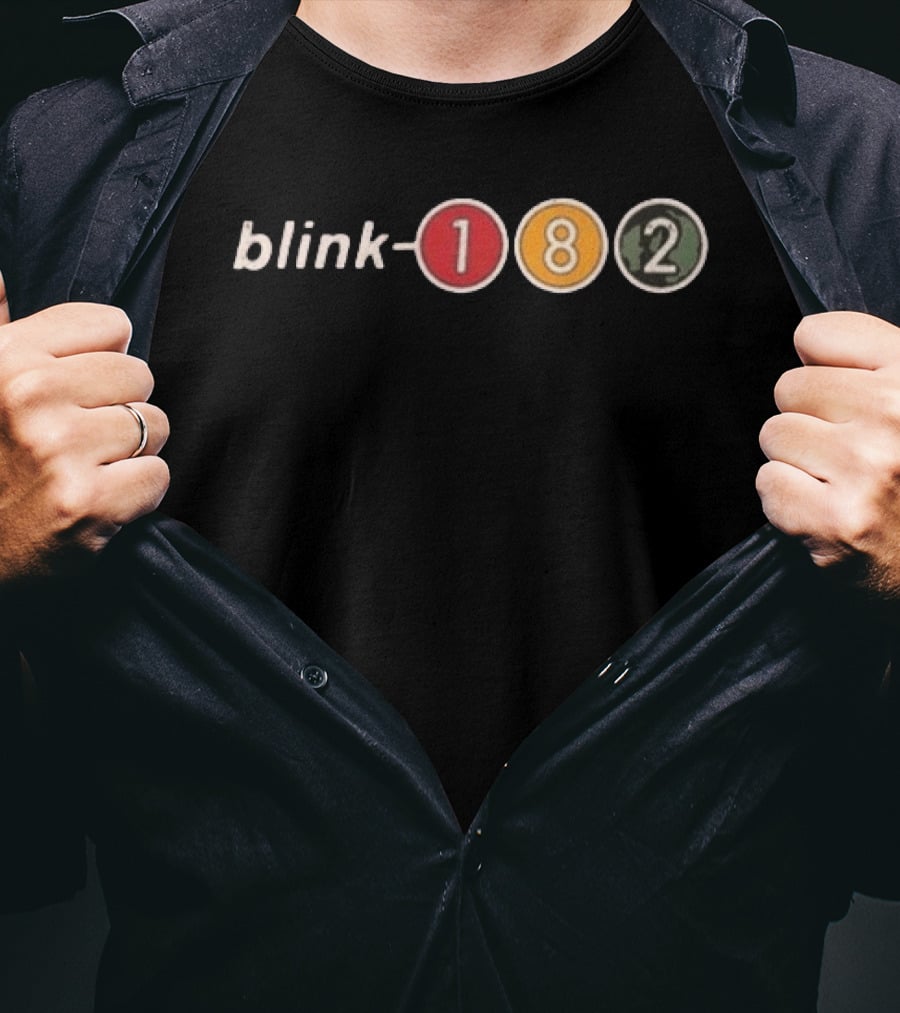 Blink 182 Take Off Your Pants And Jacket Vintage Album Icon Numbers T-Shirt