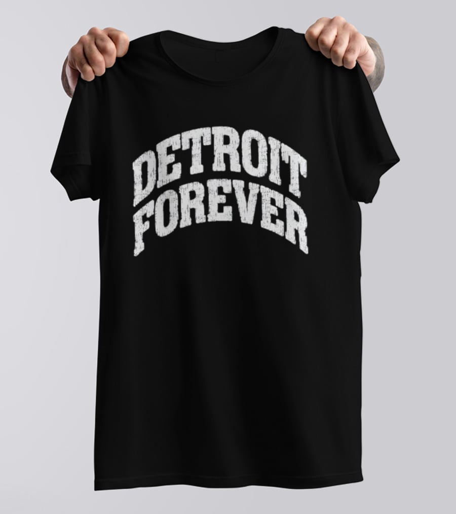 Detroit Forever 2026 Vintage Style Arch T-Shirt