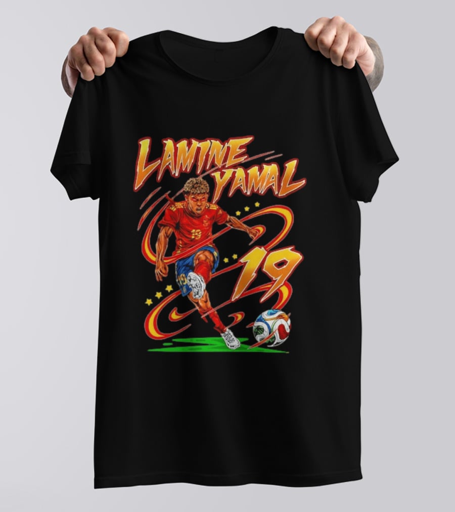 Lamine Yamal Spain National Football Team 19 Soccer Star T-Shirt