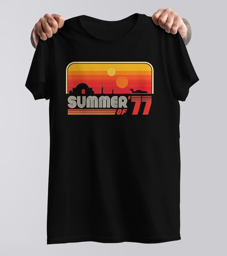 Summer Of '77 Retro Sunset Vibes T-Shirt