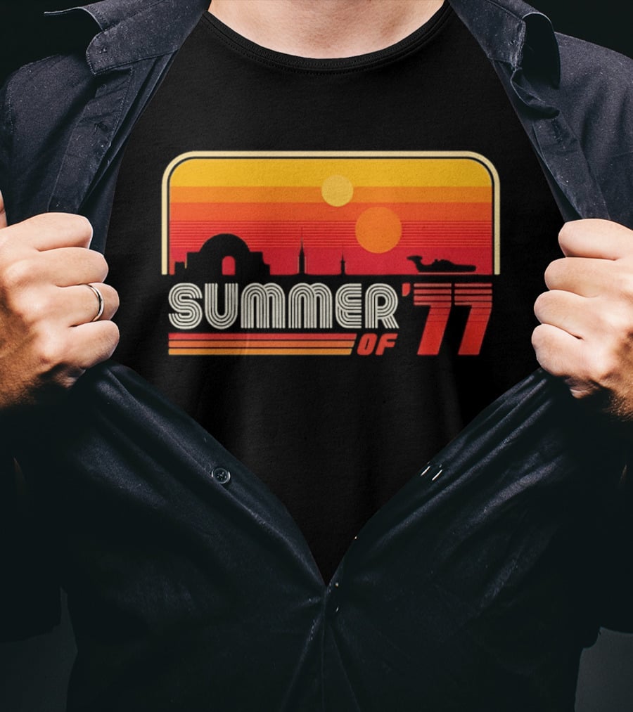 Summer Of '77 Retro Sunset Vibes T-Shirt