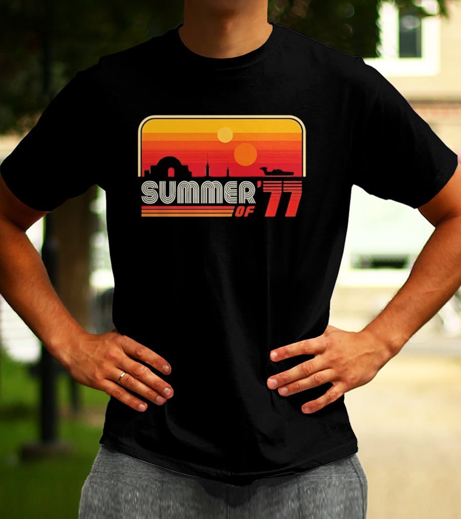 Summer Of '77 Retro Sunset Vibes T-Shirt