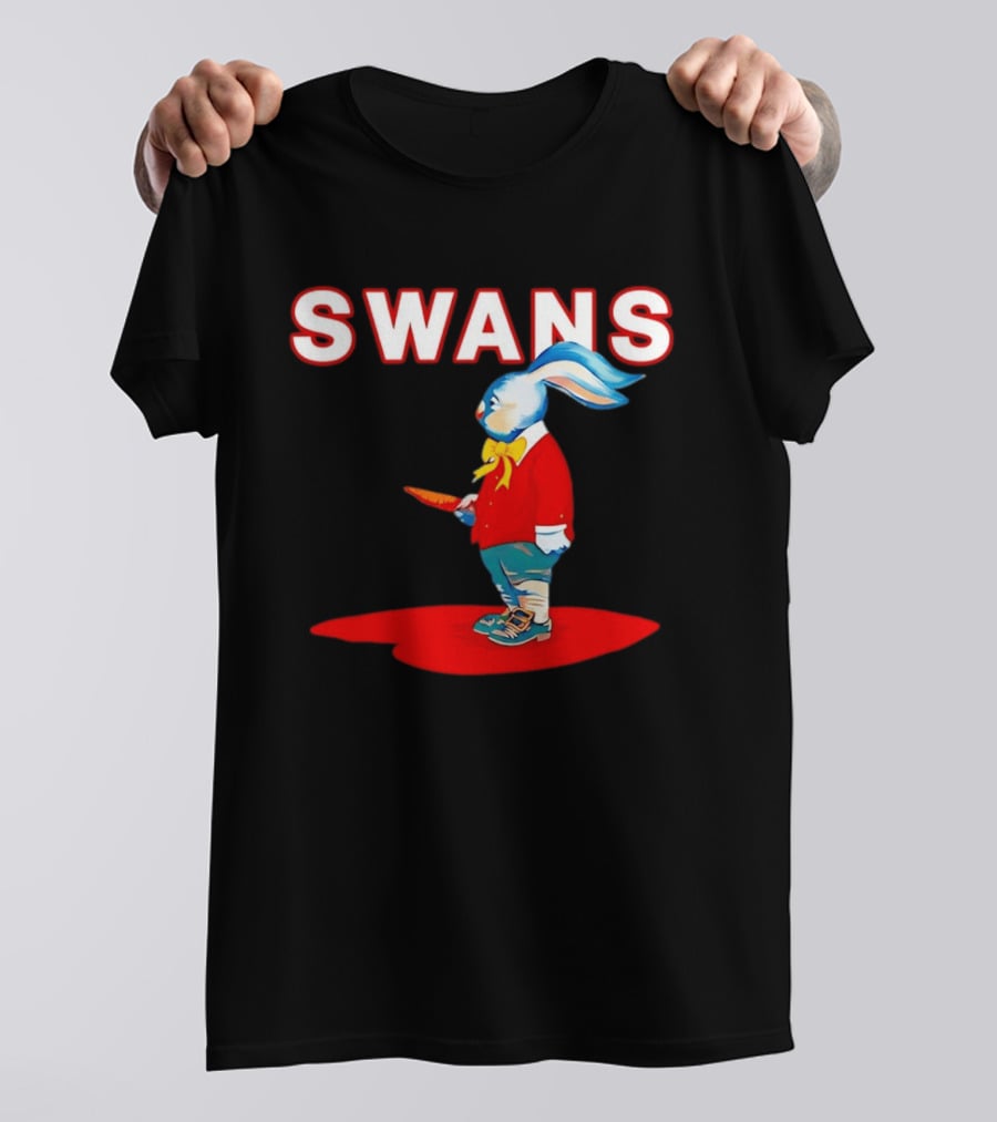 Swans Rabbit With Carrot Red Suit Michael Gira T-Shirt