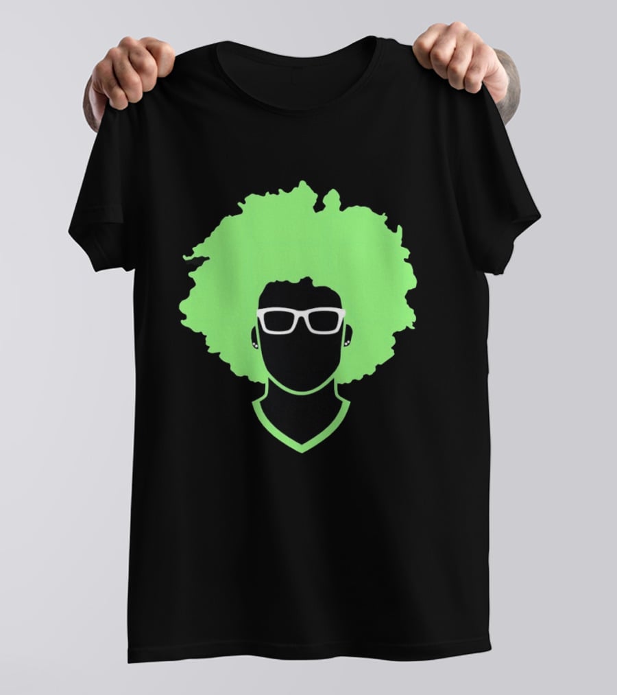 Olivia Miles Neon Afro Glasses Outline Minnesota Lynx T-Shirt