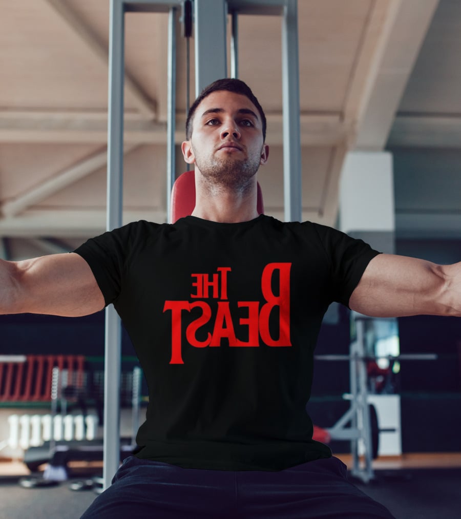The Beast Bold Red Lettering T-Shirt