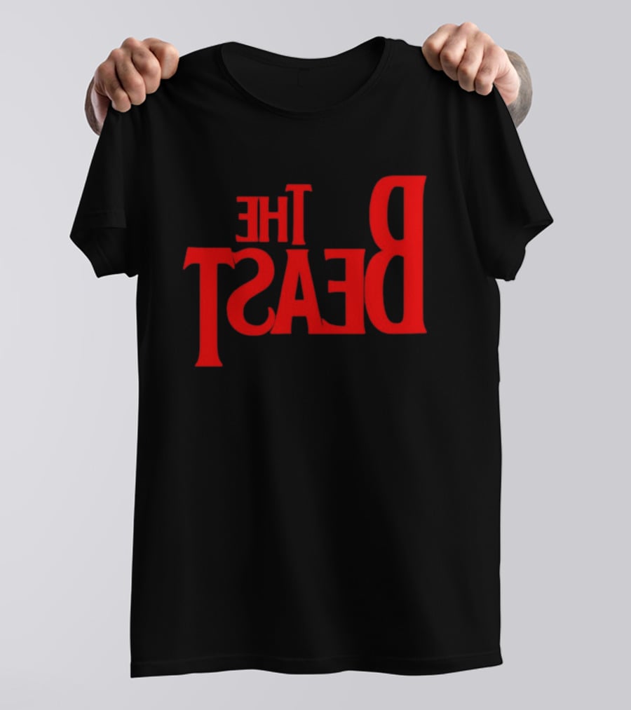 The Beast Bold Red Lettering T-Shirt