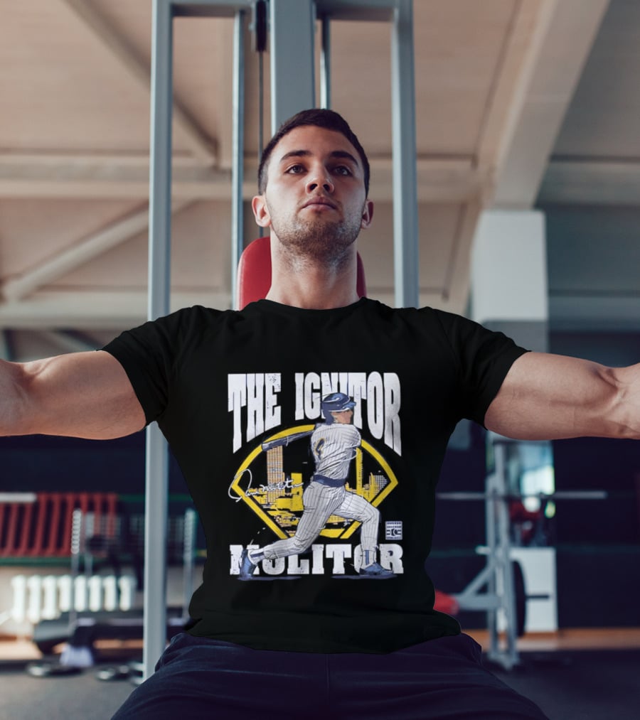 Paul Molitor The Ignitor Milwaukee Brewers HOF Baseball Legend T-Shirt