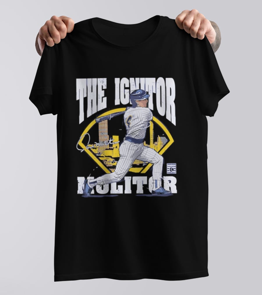 Paul Molitor The Ignitor Milwaukee Brewers HOF Baseball Legend T-Shirt