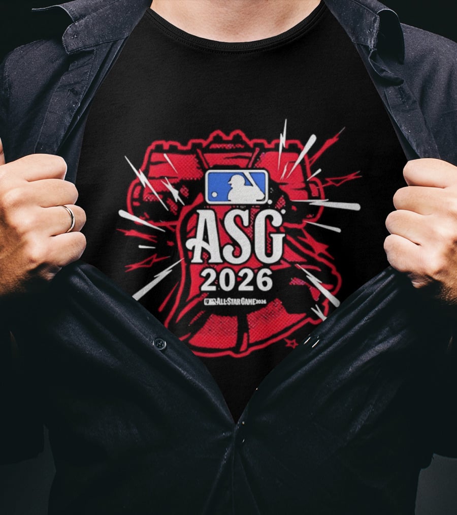 Philadelphia Phillies MLB All Star Game 2026 ASG Commemorative Baseball Glove MLB T-Shirt