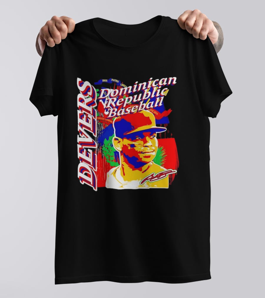 Rafael Devers Dominican Republic Baseball Boston Red Sox T-Shirt
