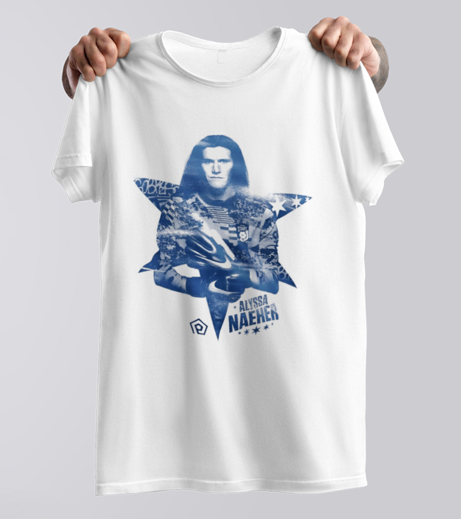 Alyssa Naeher Chicago Stars FC Blue Star T-Shirt