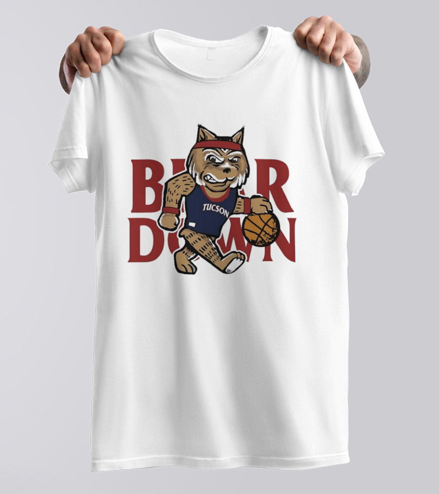 Bear Down Tucson Wildcats Basketball T-Shirt