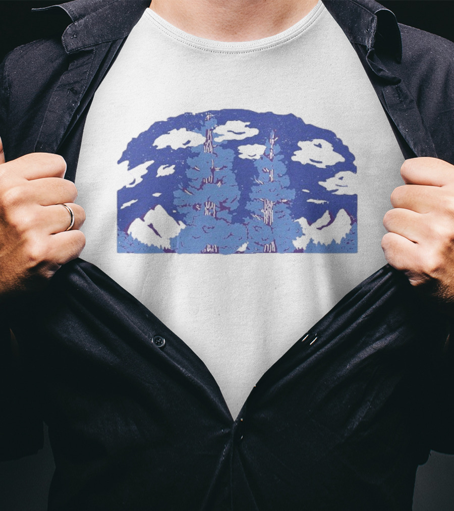 Mythical Park Twilight Since 1984 Enchanted Forest Mountain Scene T-Shirt