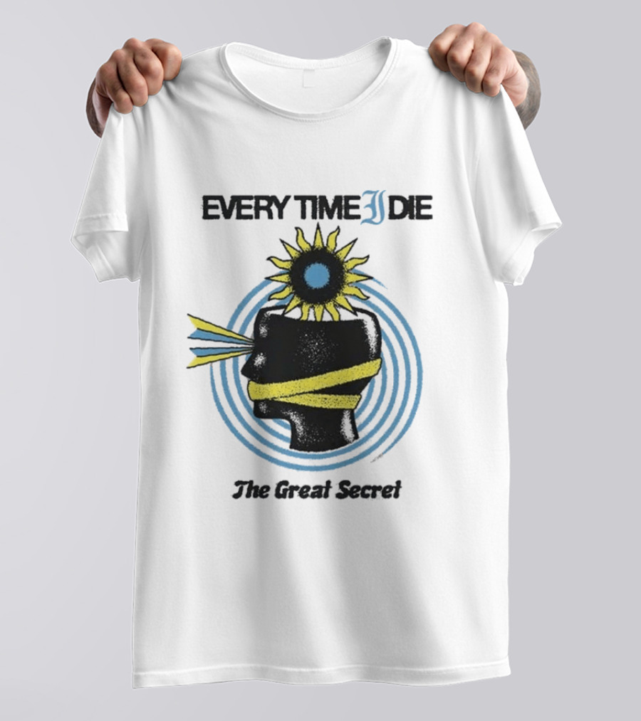 Every Time I Die The Great Secret Sunflower Head Exploding Concept T-Shirt