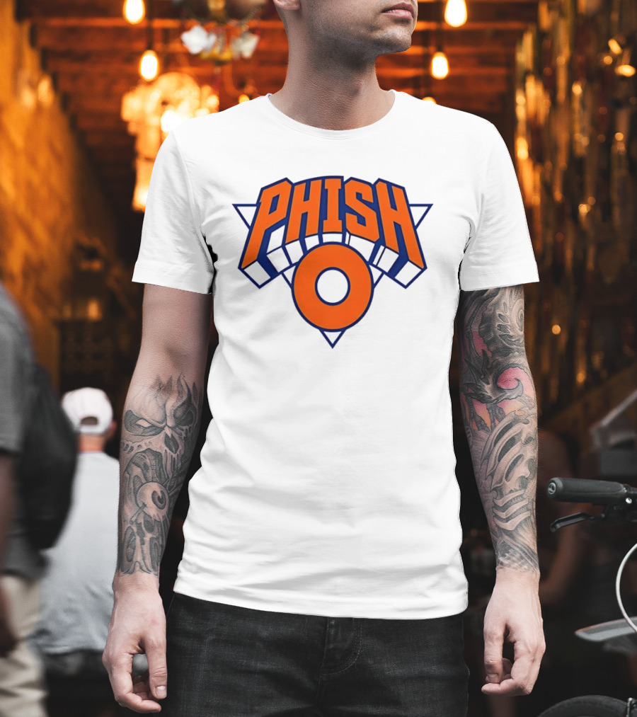 Phish New York Knicks NBA Basketball Triangle Circle T-Shirt