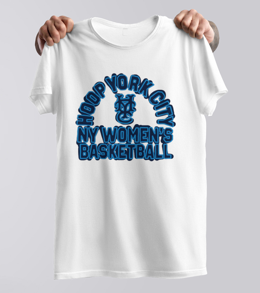 Hoop York City NY Women's Basketball New York Knickerbockers Basketball T-Shirt