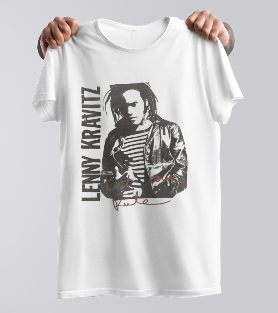Lenny Kravitz Let Love Rule High Contrast T-Shirt