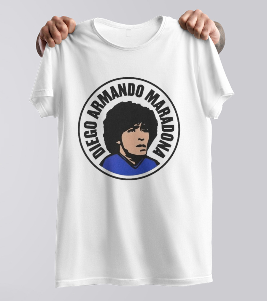 Trickett England Diego Armando Maradona Iconic Player T-Shirt