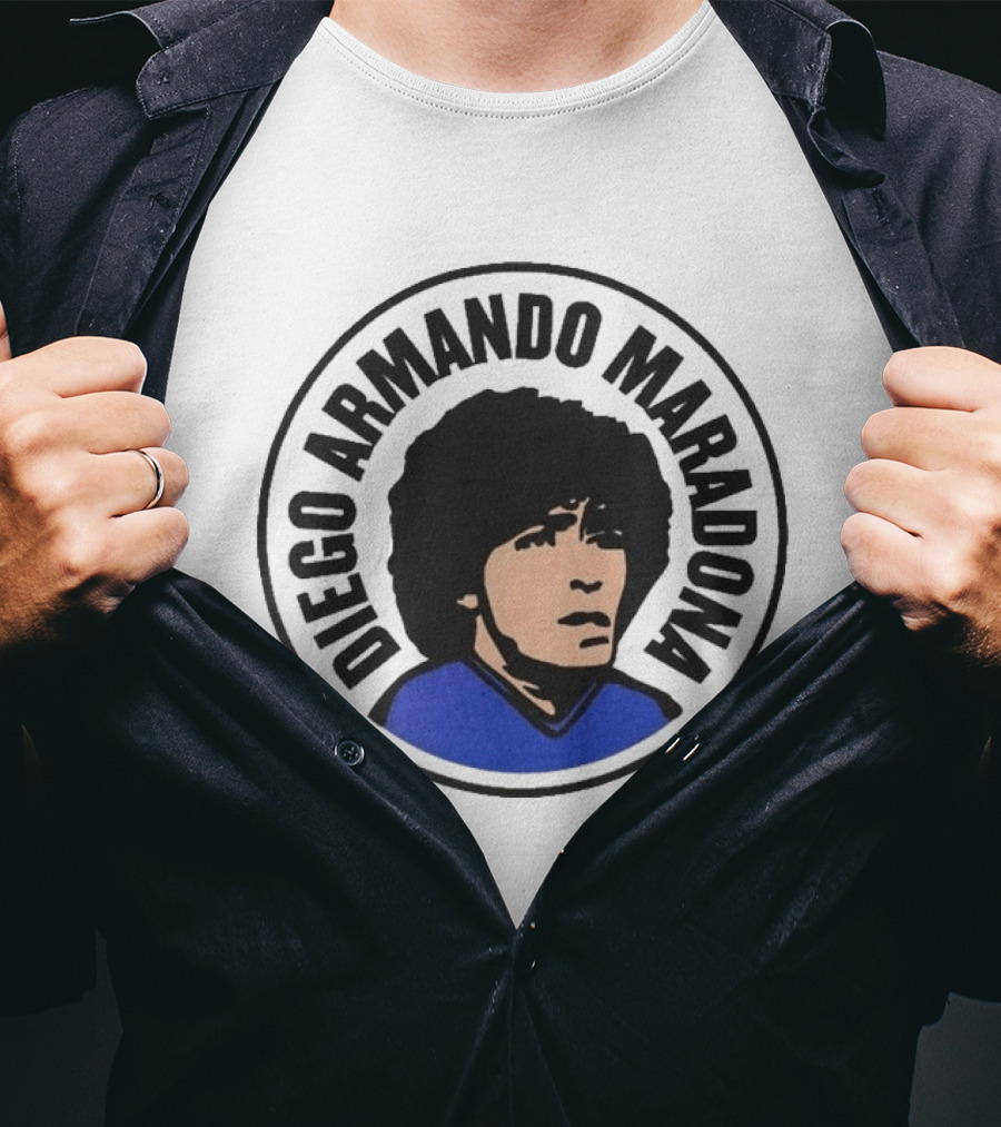 Trickett England Diego Armando Maradona Iconic Player T-Shirt
