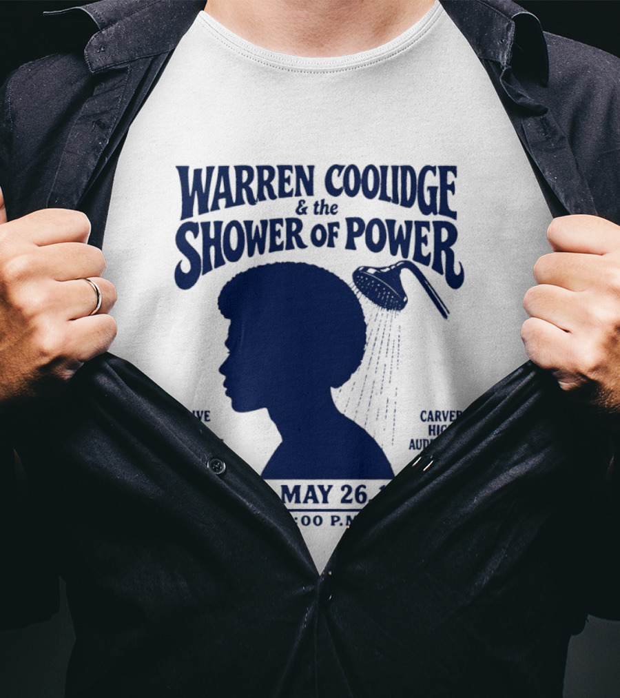 Warren Coolidge & The Shower Of Power Live In Concert Carver High Auditorium Sat May 26 1979 8:00 P.M. T-Shirt