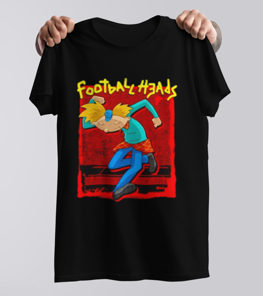 Hey Arnold Football Heads Nickelodeon Classic Cartoon T-Shirt