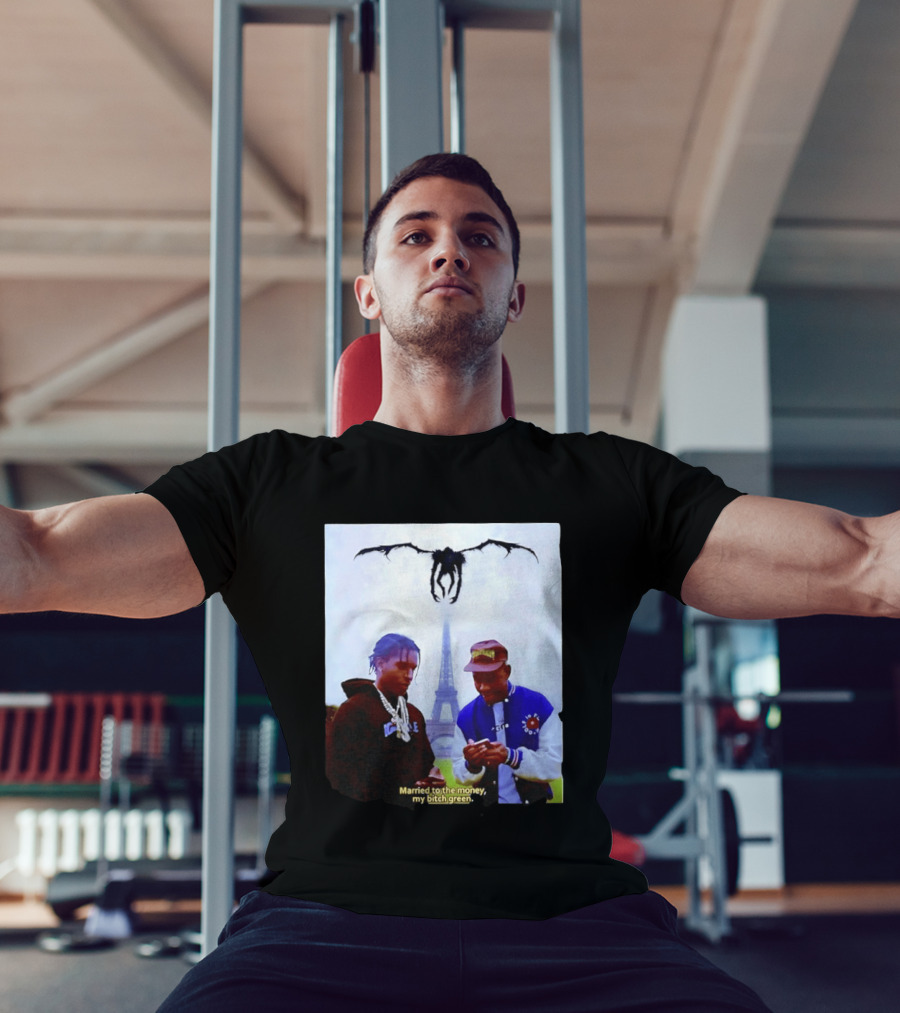 ASAP Rocky Tyler The Creator Eiffel Tower Married To The Money My Bitch Green T-Shirt