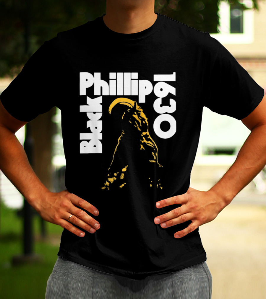 Black Phillip 1630 The Witch A24 Horror Movie T-Shirt