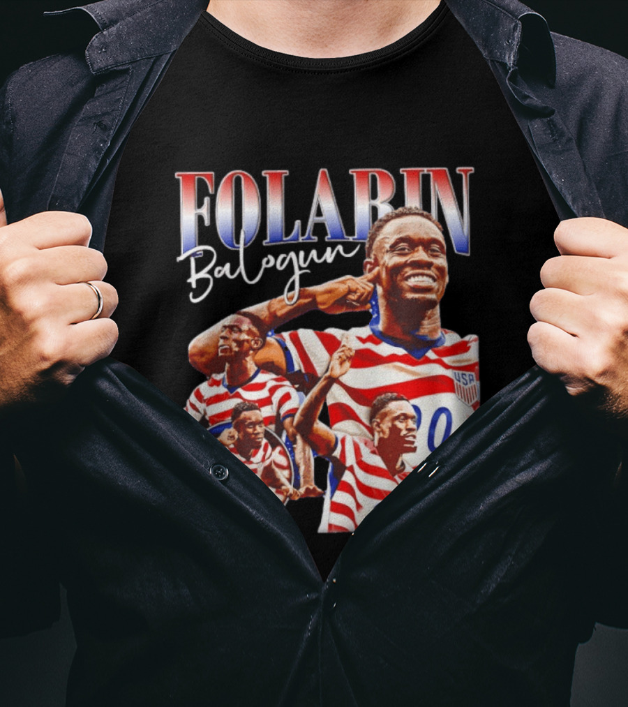 Folarin Balogun USMNT USA Soccer Team 20 Jersey T-Shirt