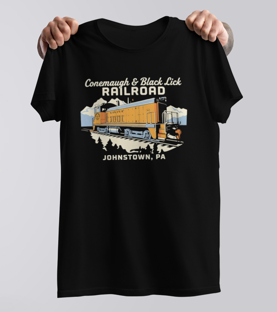 Conemaugh And Black Lick Railroad Locomotive Johnstown PA T-Shirt