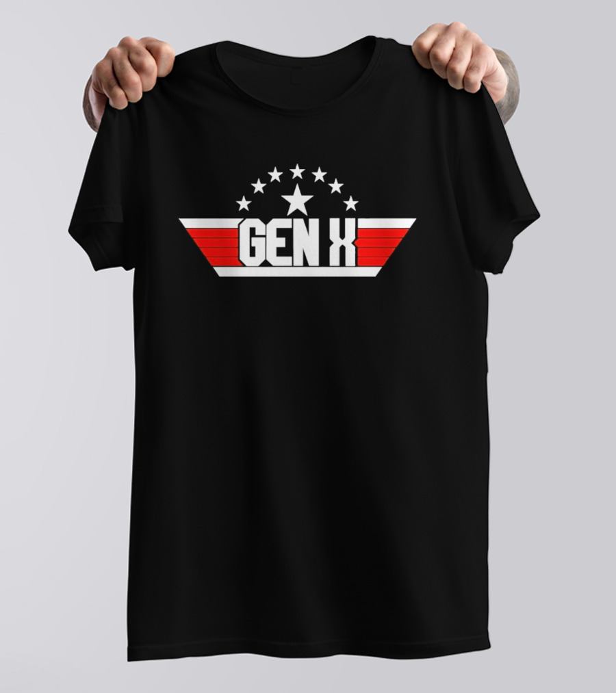 Gen X Top Gun Star And Stripes T-Shirt