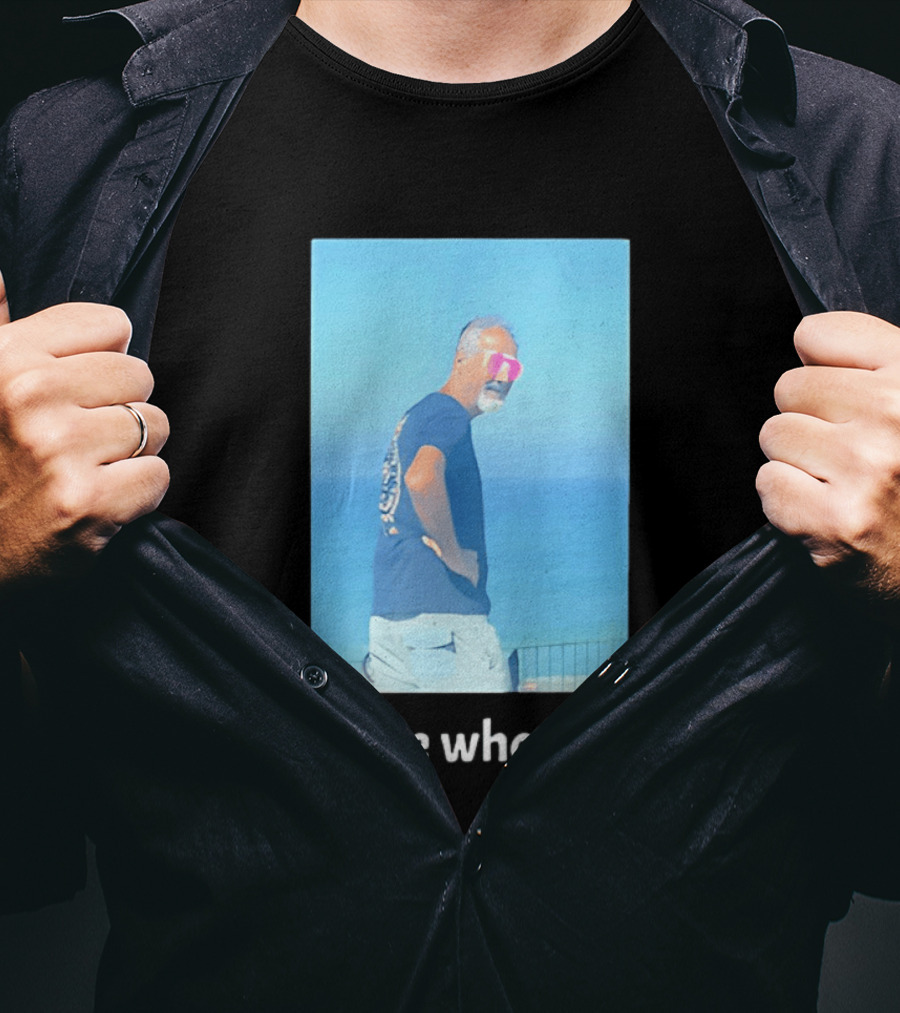 Ask Me Who This Is Hideo Kojima Scenic Beach T-Shirt