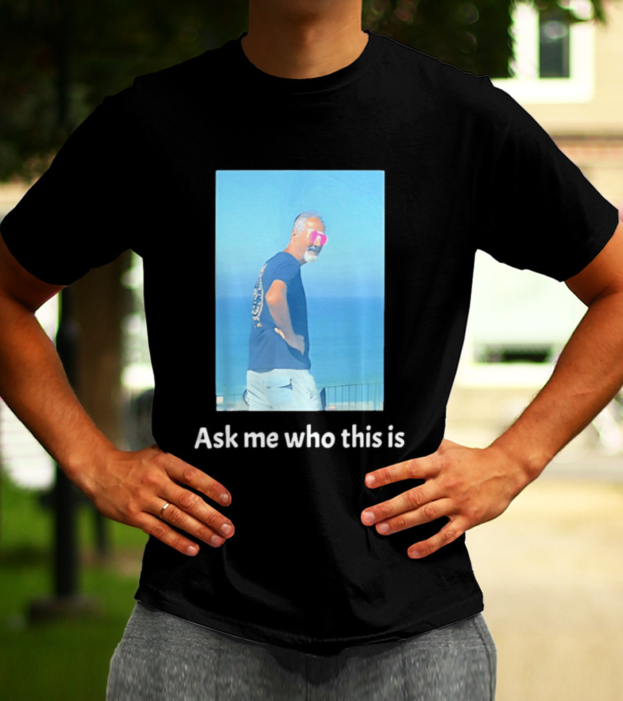 Ask Me Who This Is Hideo Kojima Scenic Beach T-Shirt