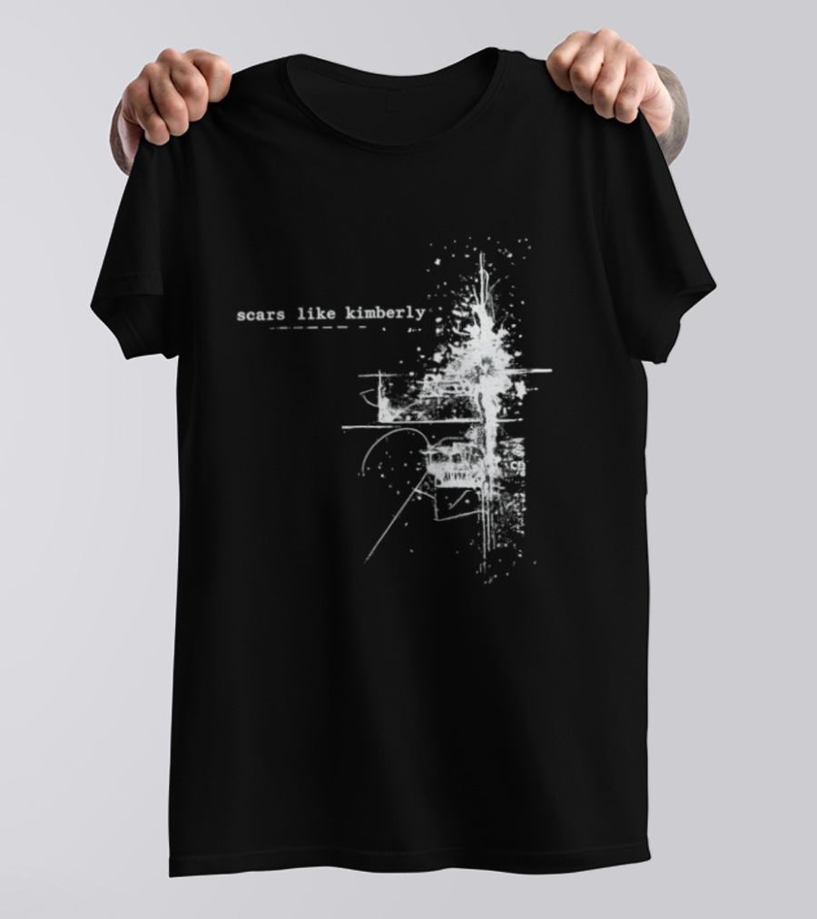 Scars Like Kimberly USA Tour 2026 Abstract White T-Shirt