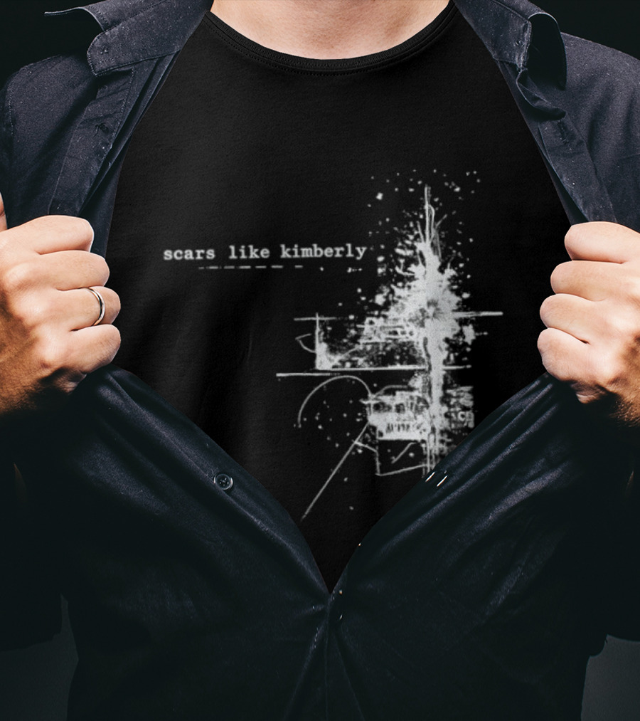 Scars Like Kimberly USA Tour 2026 Abstract White T-Shirt