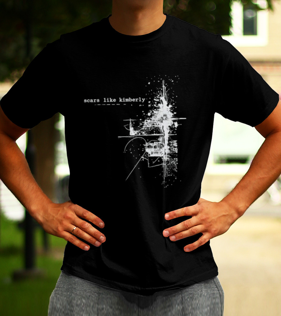 Scars Like Kimberly USA Tour 2026 Abstract White T-Shirt