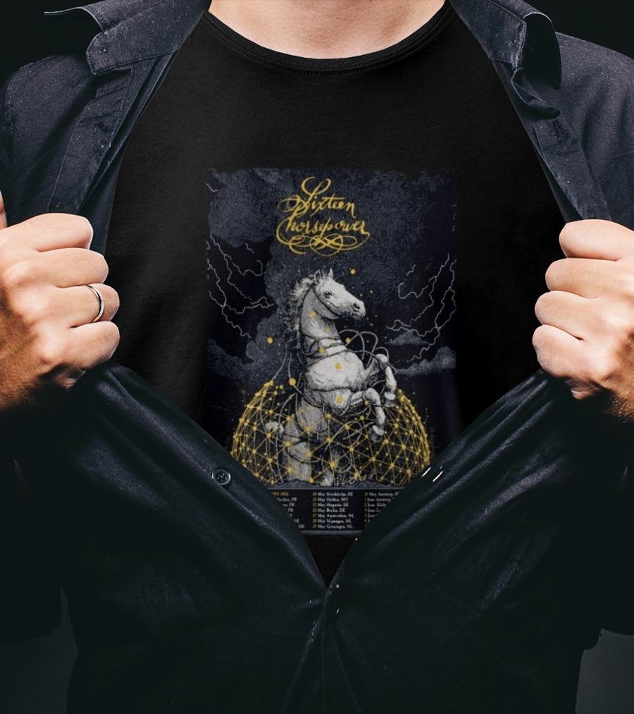 Sixteen Horsepower Europe 2026 Tour Dates And Locations T-Shirt