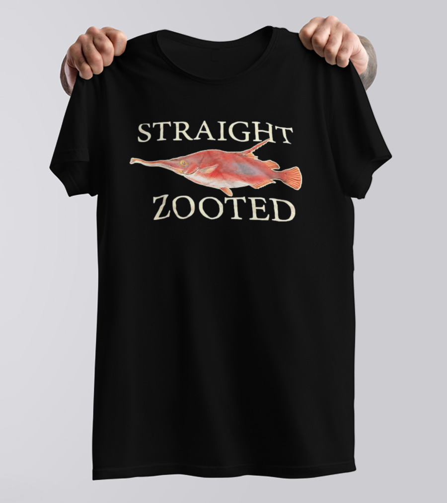 Straight Zooted Elephantnose Fish Marine Biology Nature Zoology Wildlife T-Shirt