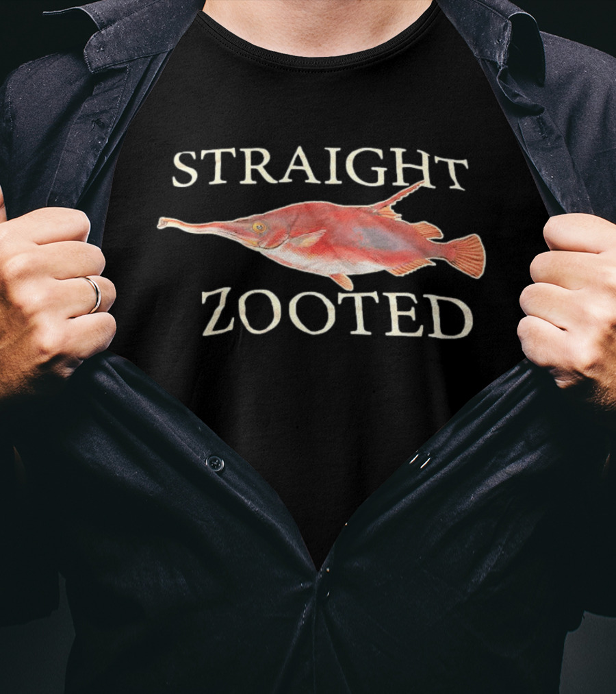 Straight Zooted Elephantnose Fish Marine Biology Nature Zoology Wildlife T-Shirt