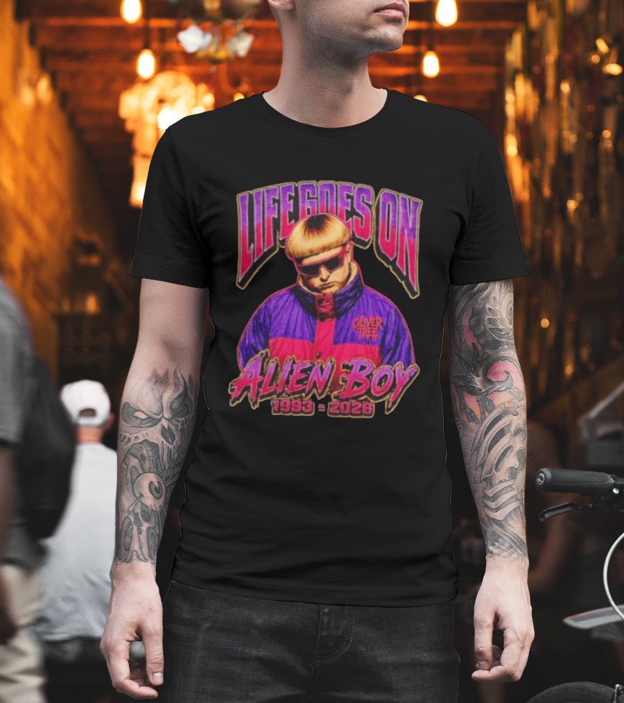 Oliver Tree Life Goes On Alien Boy 1993 2026 T-Shirt