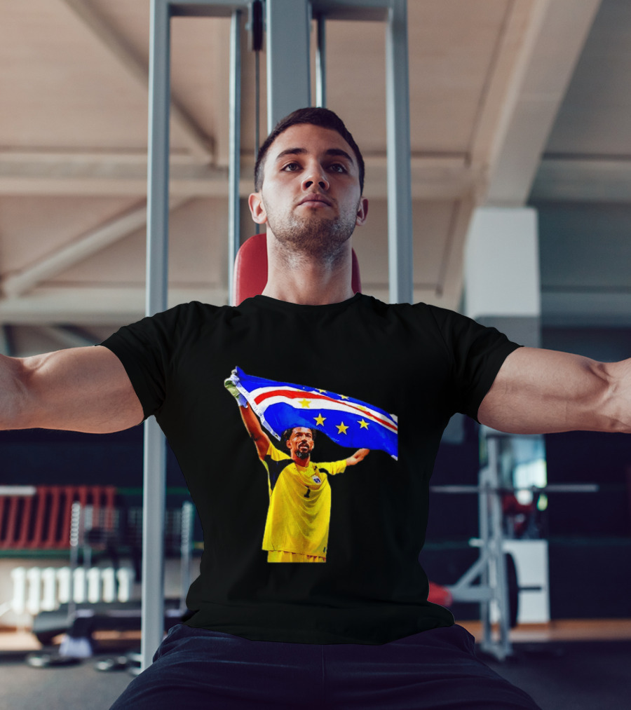 Vozinha Cape Verde Football Team Flag Celebration T-Shirt