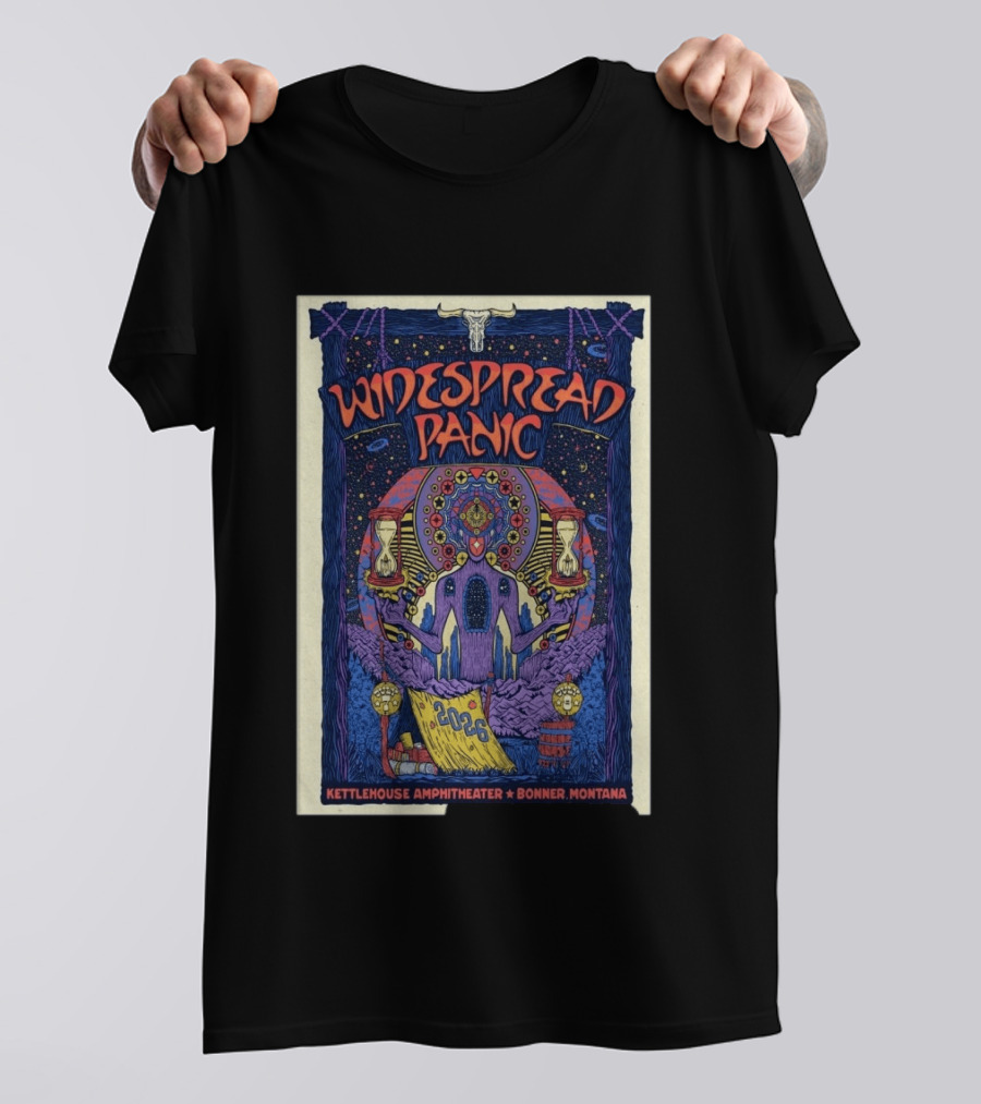 Widespread Panic 2026 KettleHouse Amphitheater Bonner Montana Concert Event July 7 8 T-Shirt