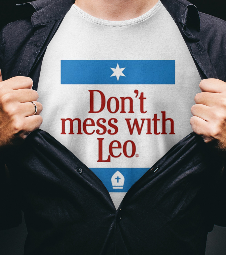 Don't Mess With Leo Mitre Star T-Shirt