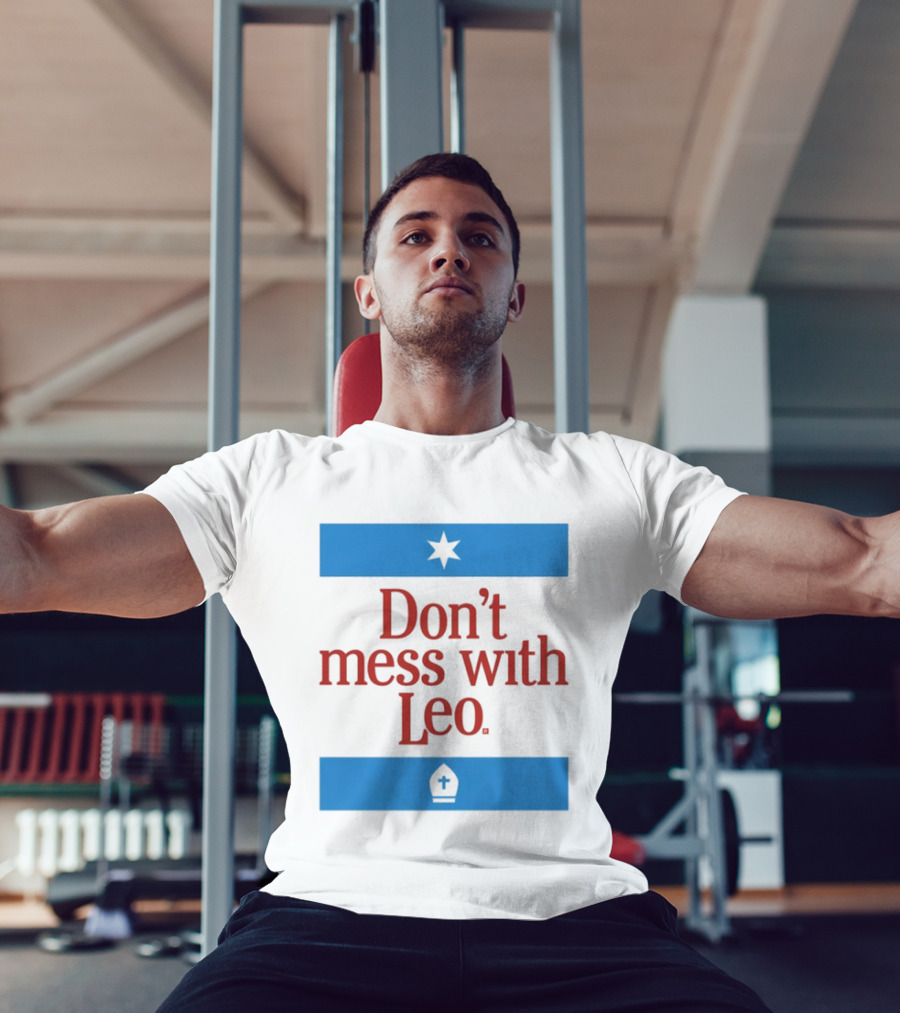 Don't Mess With Leo Star And Cross T-Shirt