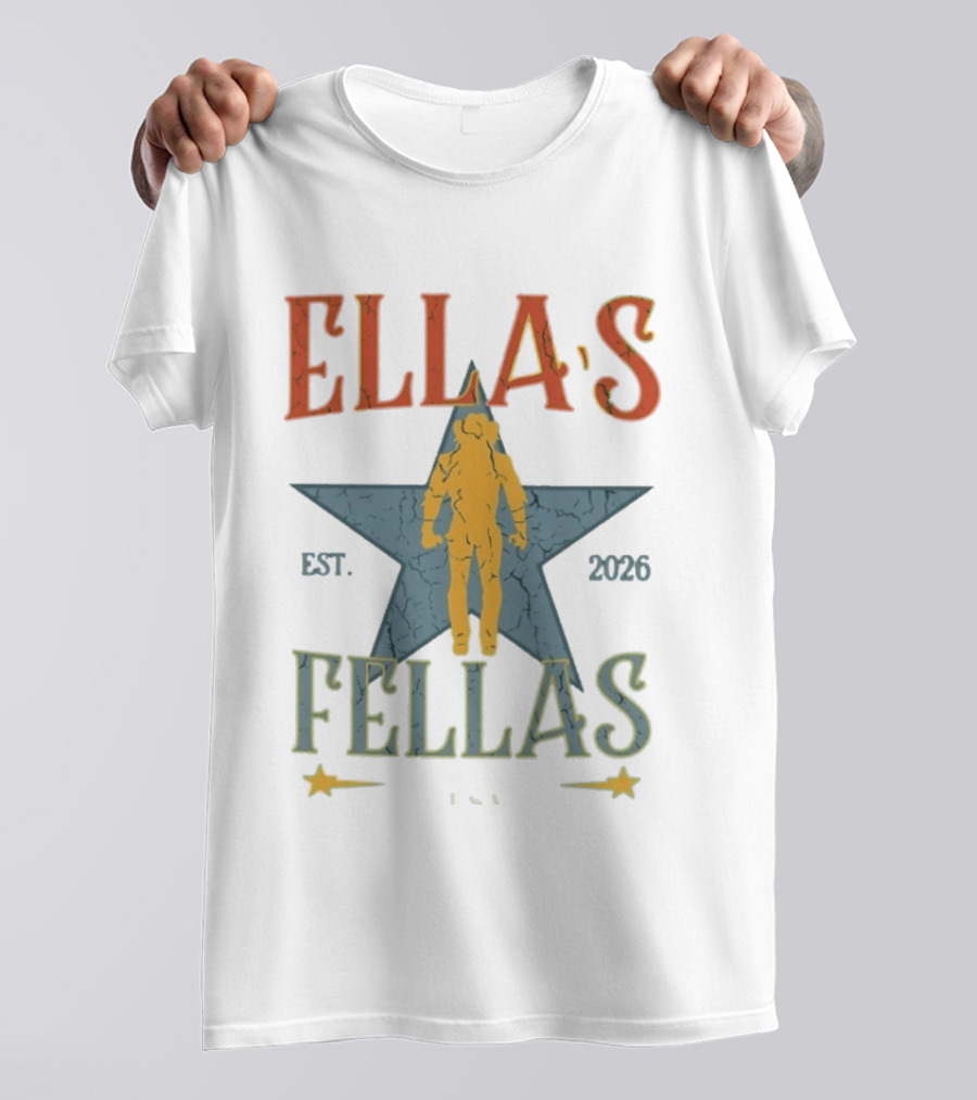 Ella's Fellas Star USA Est 2026 Dandelion T-Shirt