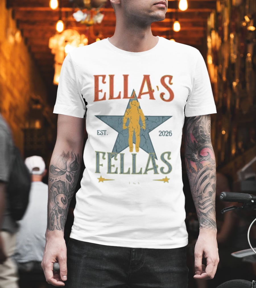Ella's Fellas Star USA Est 2026 Dandelion T-Shirt