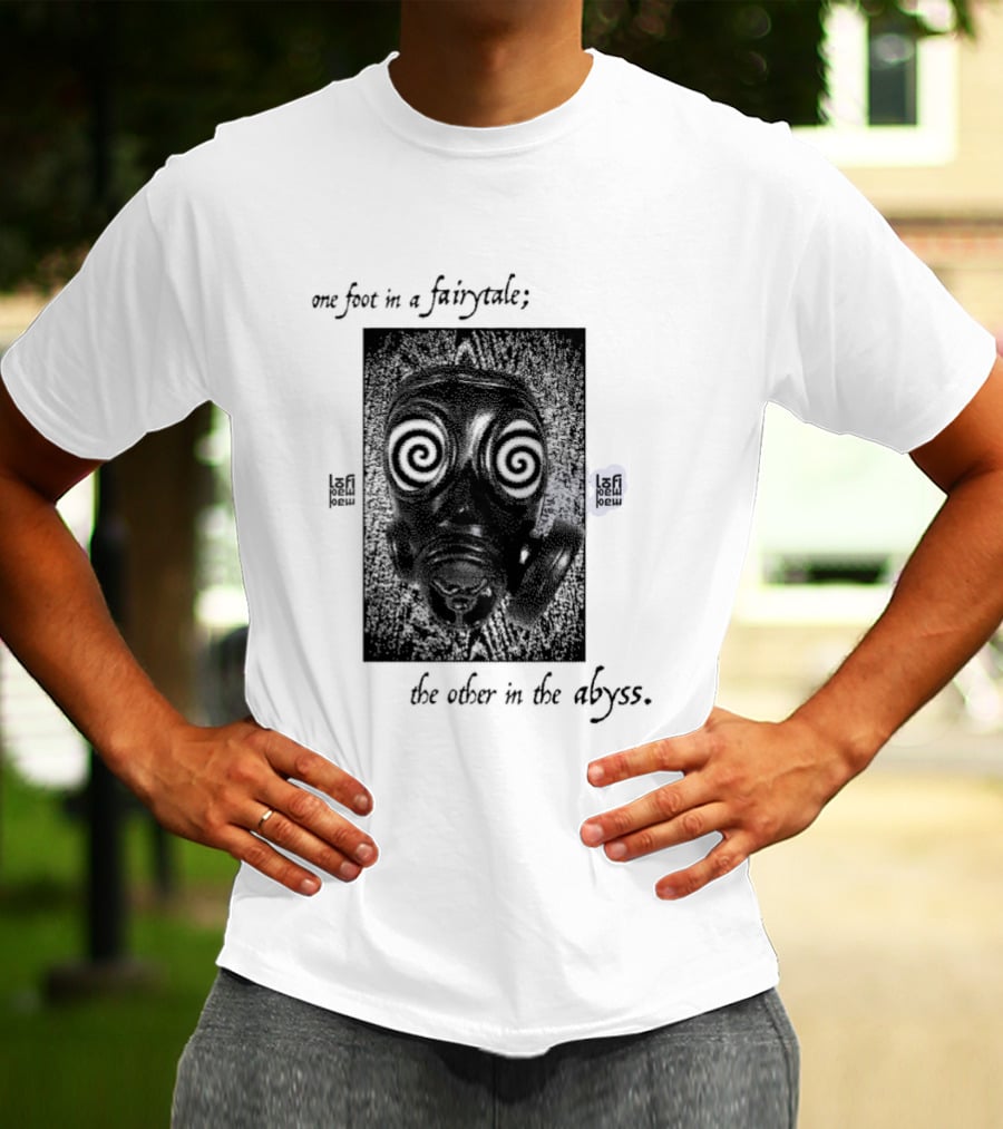 One Foot In A Fairytale The Other In The Abyss Hypnotic Spiral Eyes Face T-Shirt