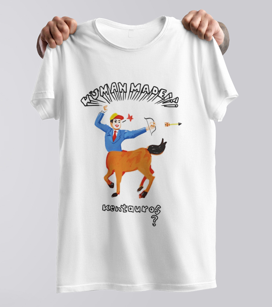 Human Made Kentauros Centaur Businessman Archer T-Shirt