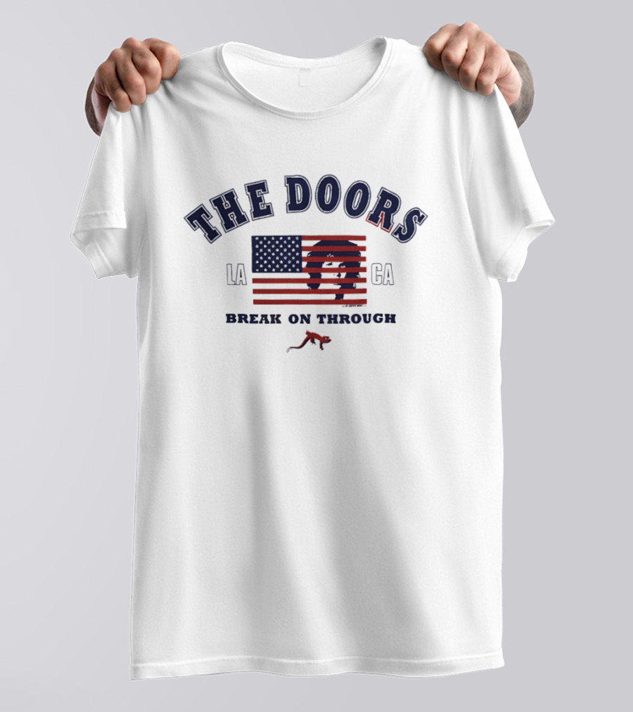 The Doors Break On Through LA CA Flag T-Shirt