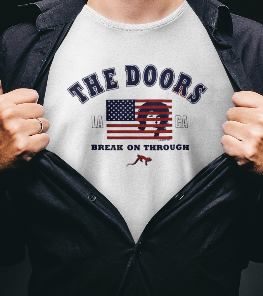 The Doors Break On Through LA CA Flag T-Shirt